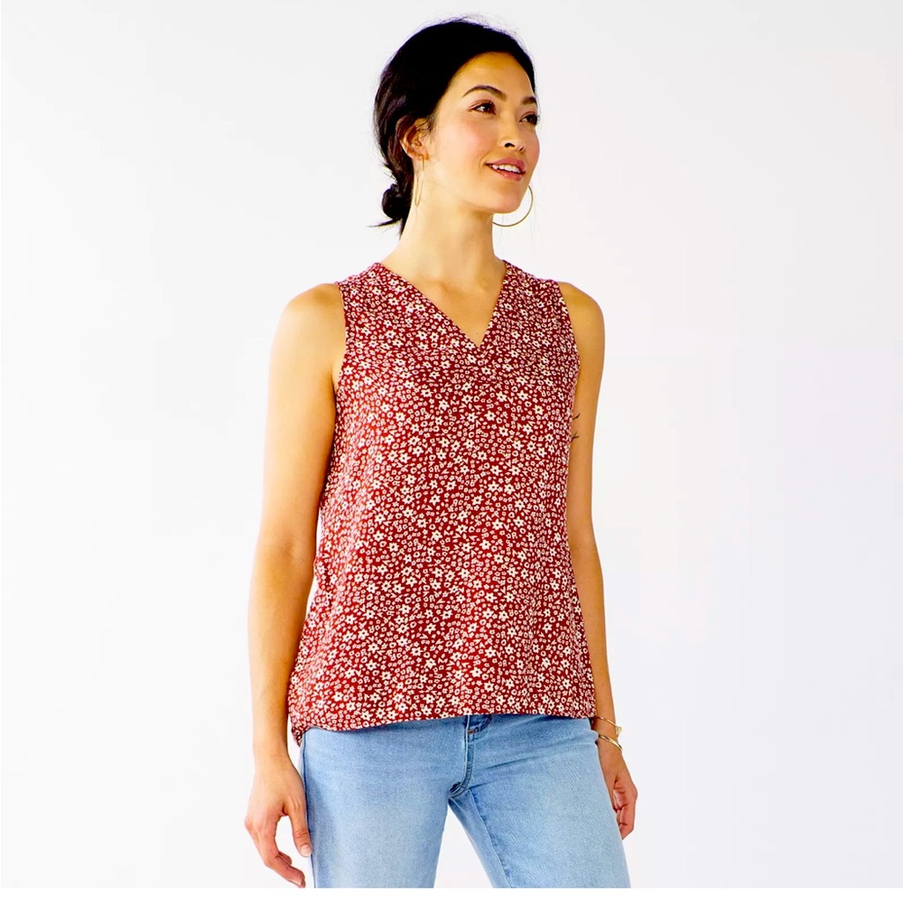 Sonoma sleeveless blouse size XL